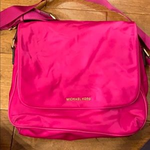 Used MICHAEL Michael Kors Nylon Large Messenger